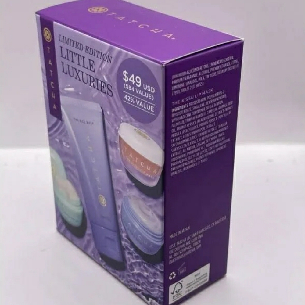 4PC🔮Set Need🔮BNIB LE Tatcha 4PC LITTLE LUXURIES Value Skincare Gift Set!$84V! - Picture 3 of 15